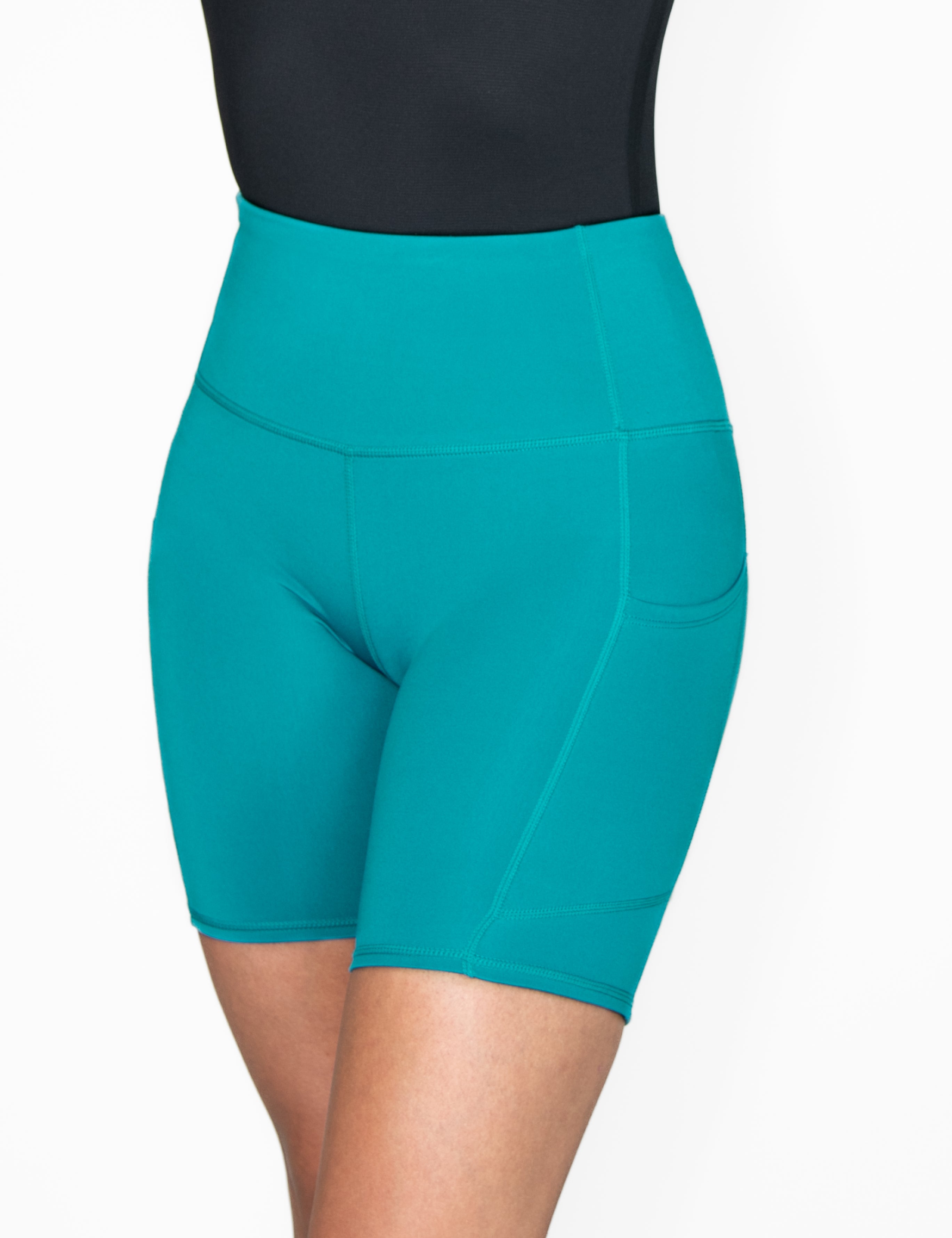 Recycled Poly Bike Short with Pockets