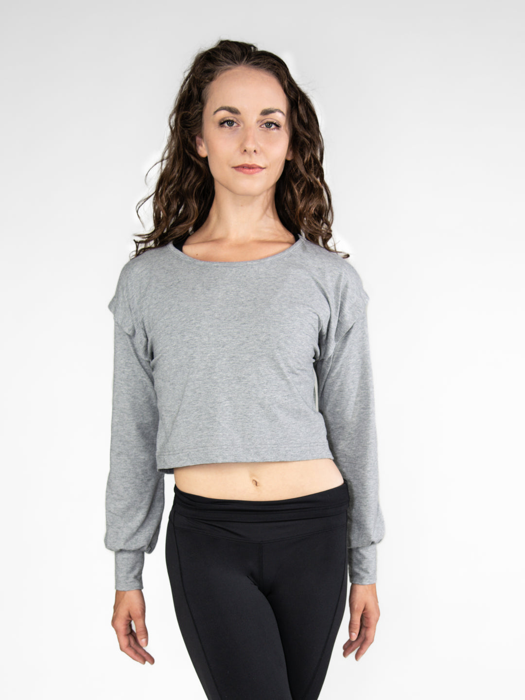 Oversized Drop Shoulder Twist Back Pull Over