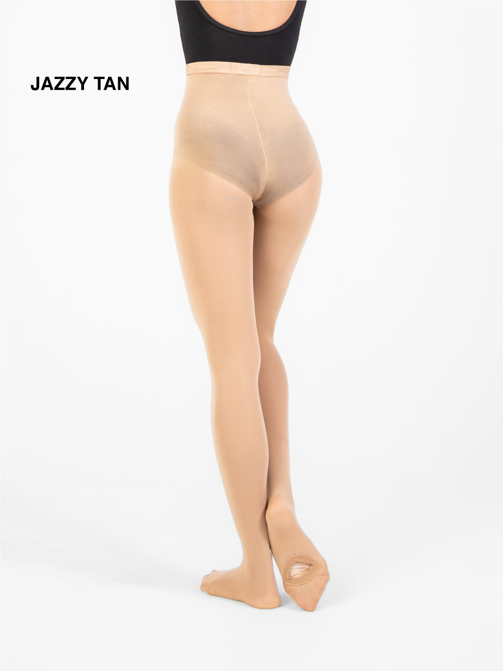 Dance Tights TAN / SKIN TONE CONVERTIBLE For Jazz & Tap Tod to XL