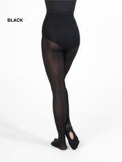 TotalSTRETCH Back Seam Regular Mesh Convertible Tights