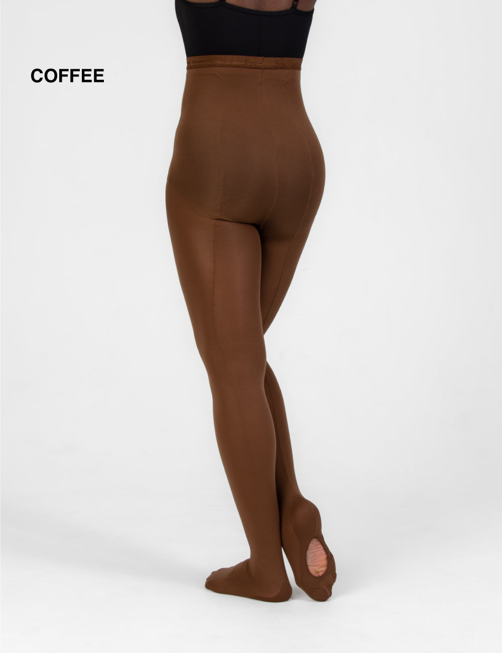 TotalSTRETCH Back Seam Regular Mesh Convertible Tights