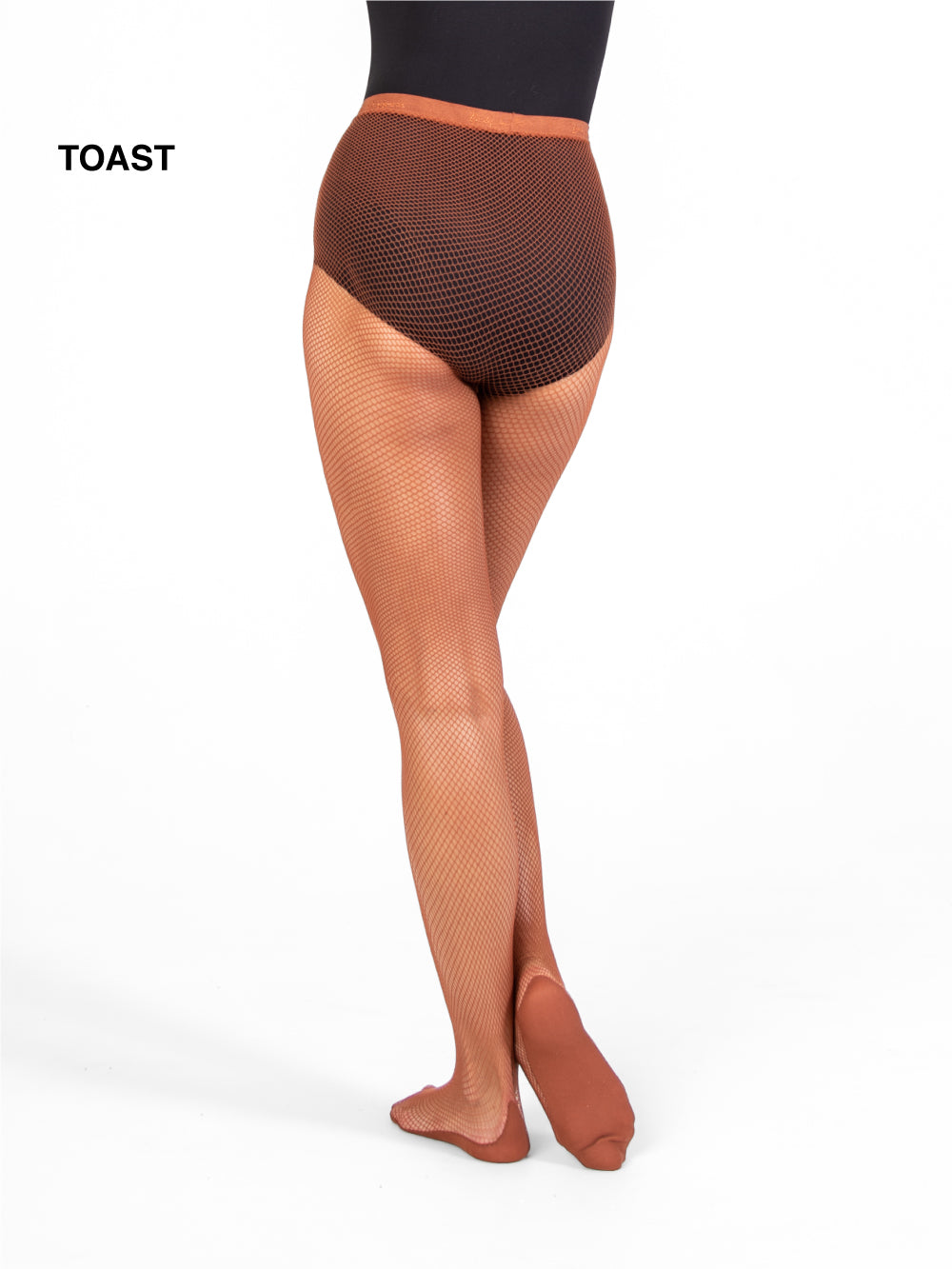 TotalSTRETCH Seamless Heavy Gauge Fishnet Padded Foot Tights – Body Wrappers