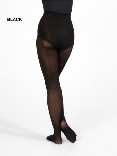 TotalSTRETCH Knit Waist Footed Tights
