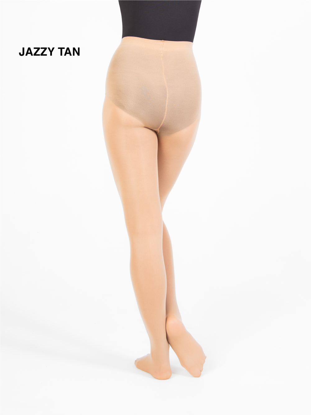 TotalSTRETCH Knit Waist Footed Tights