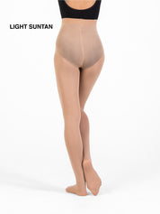 TotalSTRETCH Knit Waist Footed Tights
