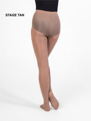 TotalSTRETCH Knit Waist Footed Tights