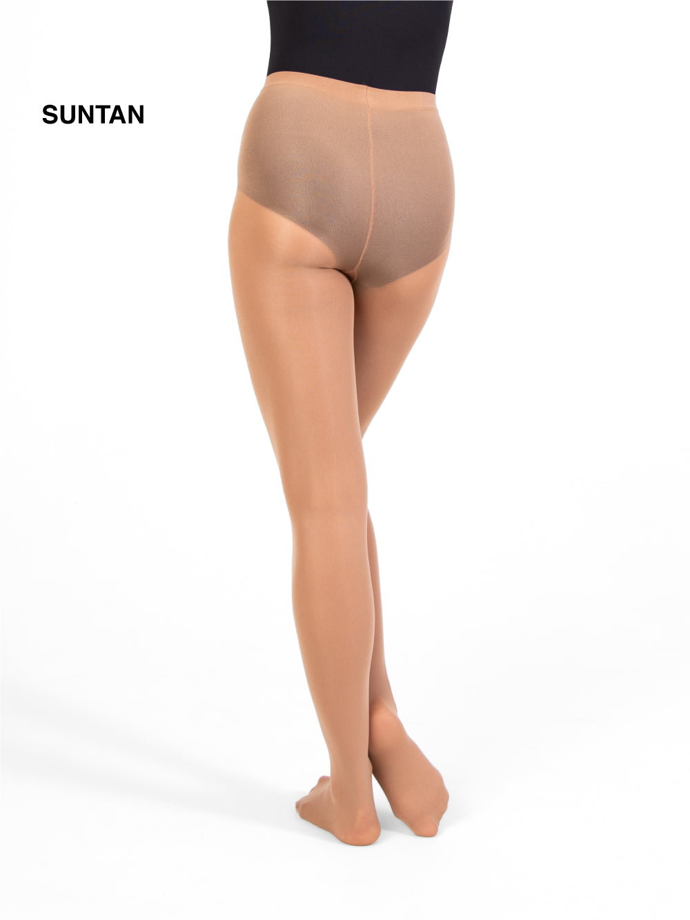 TotalSTRETCH Knit Waist Footed Tights