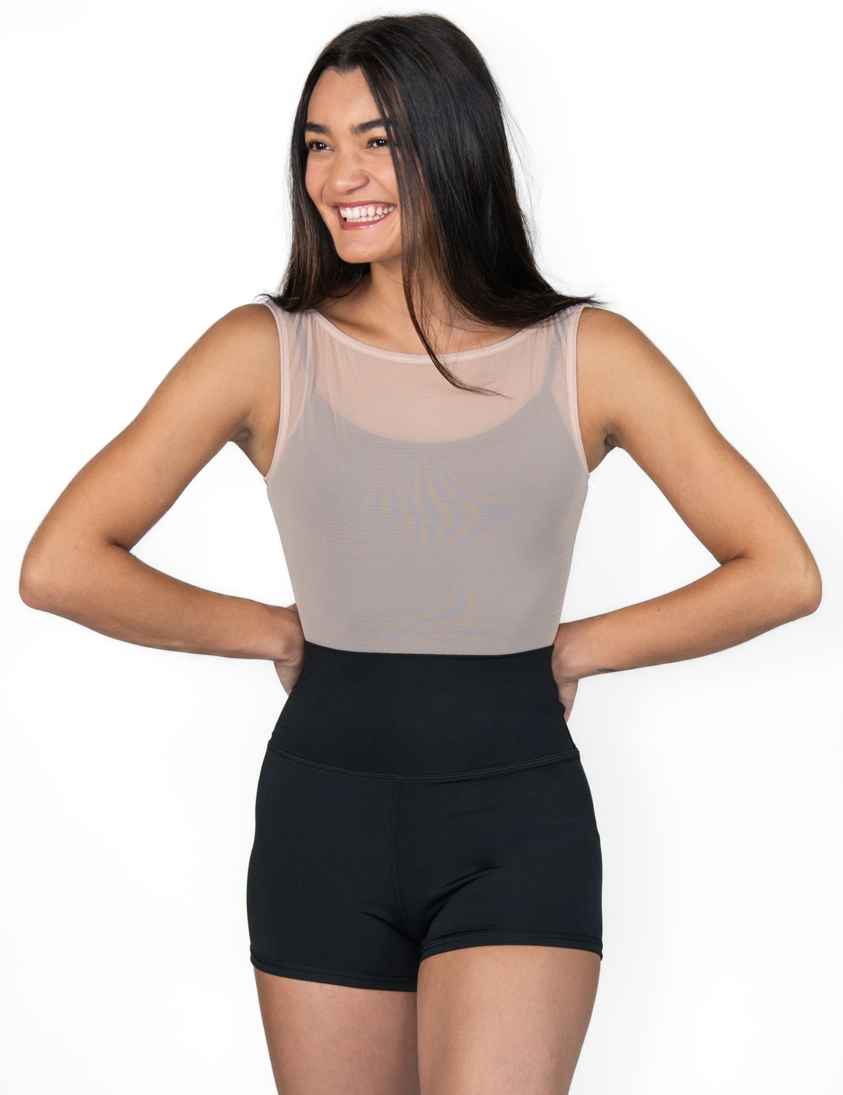 Power Mesh Tank Bodysuit - WOMENS