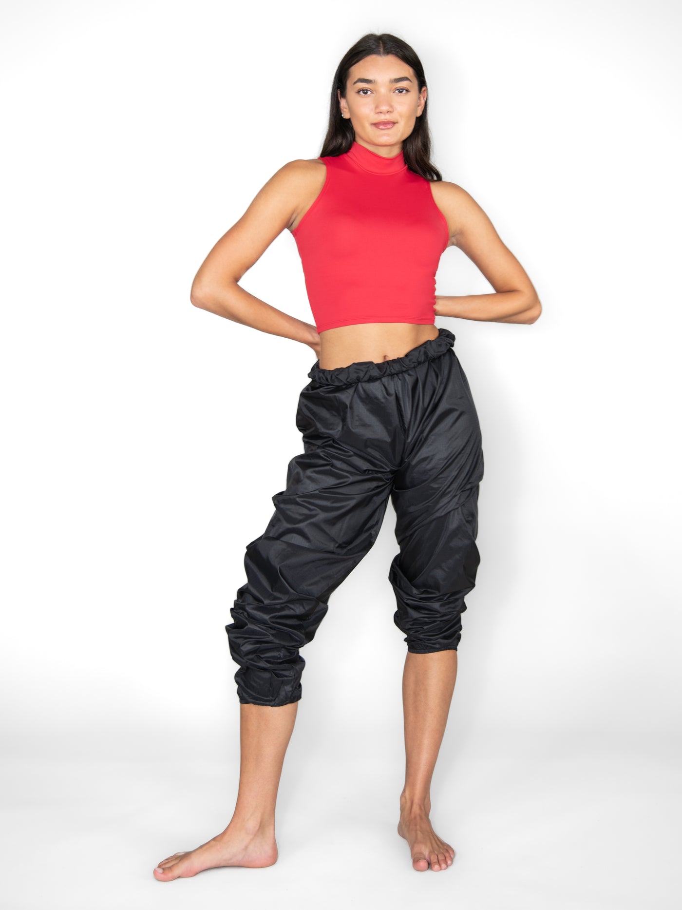 Girls dance pants by Grand Prix clothes style FDP02Dx Kids/Black/Nude