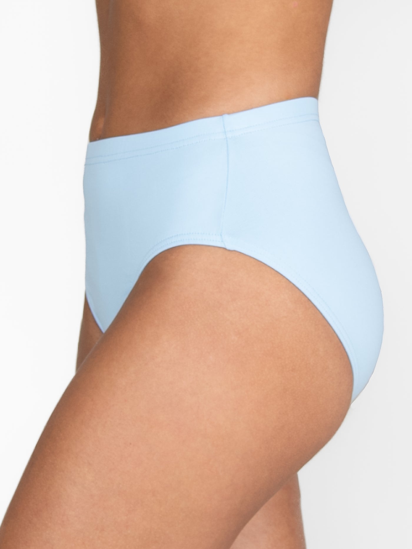 CLZOUD Workout Underwear Blue Lace Custom Letter Logo Low Waist